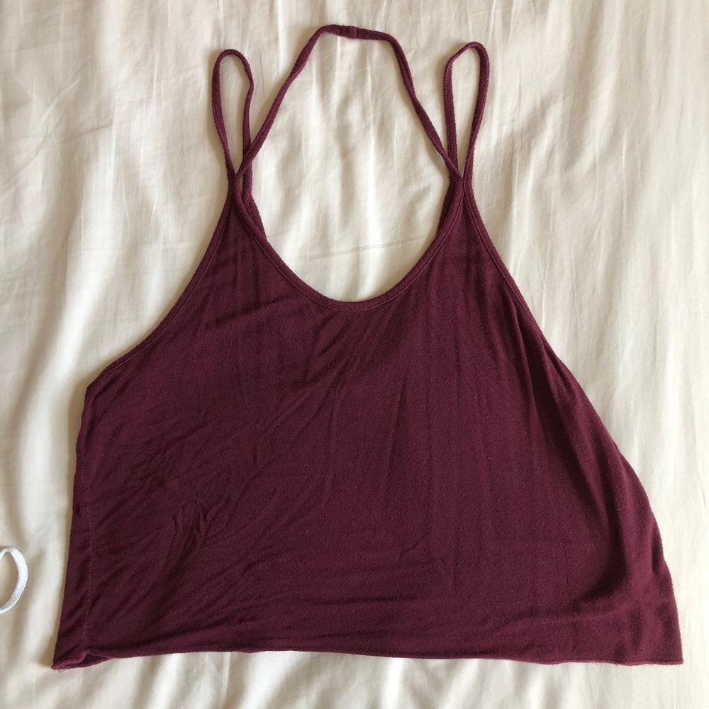 Brandy Melville Maroon Tank Top